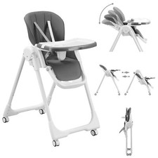 Baby Vivo Chaise haute de bébé pour Enfants Réglable Tablette Siège Stardust