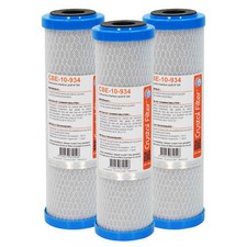 Cartouche Crystal Filter® CBE-10-934 charbon actif 9\'\'3/4 - 10 µm (lot de 3