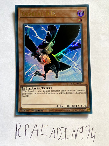 Carte corbeau d - ,