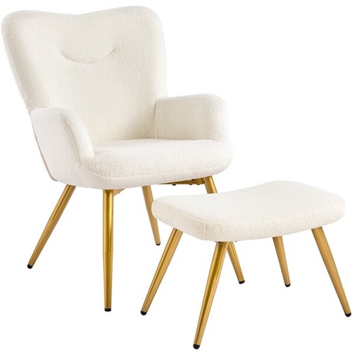 Fauteuil salon tissu - fauteuil, en