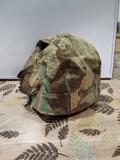 Rare Couvre Casque allemand Ww2 Originale Sortie De Grange Normandie Ww2 