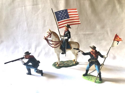 Elastolin 7th cavalry lot - elastolin:,