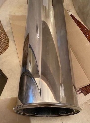 Tuyau poujoulat inox - tuyau, inox.double