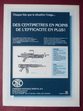 7/1987 PUB FN HERSTAL MINIMI 5.56 OTAN MACHINEGUN FNC ASSAULT RIFLE FRENCH AD