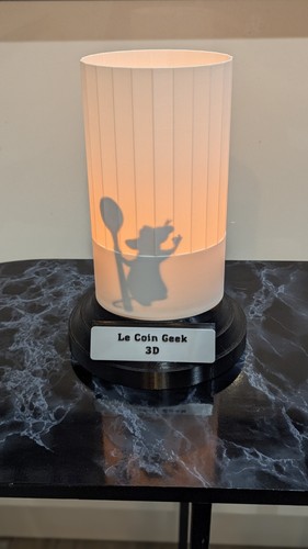 Coin geek lampe - le, 3d