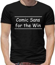 Bd Sans pour Le Win T-Shirt - Nerd De - Geek- Police - Typographie - Créateur