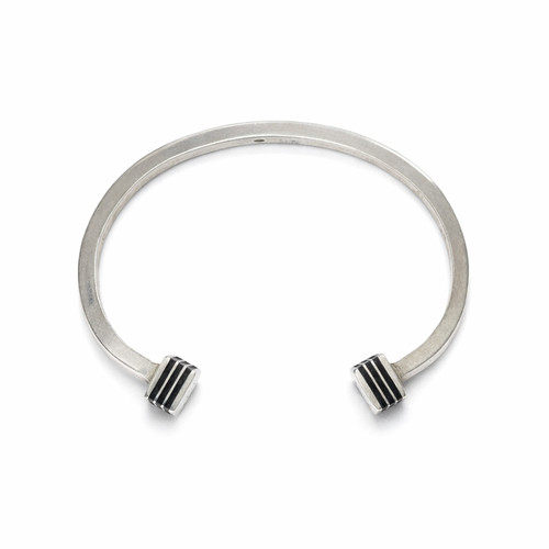Bracelet jonc argent massif - bracelet,
