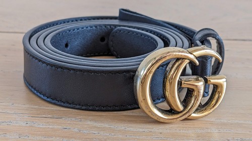 Ceinture fine gucci marmont - fine, gg