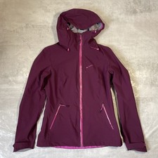 Quechua Novadry Women Purple Waterproof & Breathable Hiking Jacket Size Small