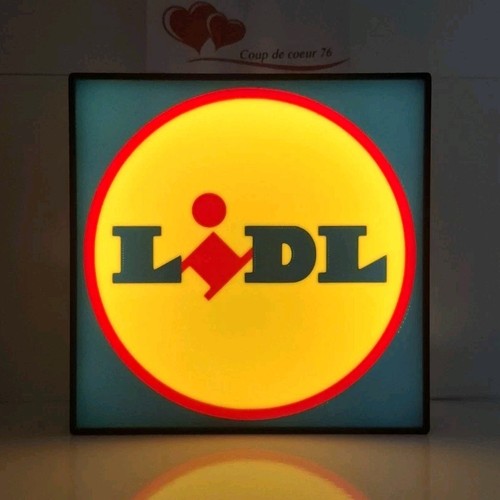 Lidl enseigne lumineuse - enseigne,