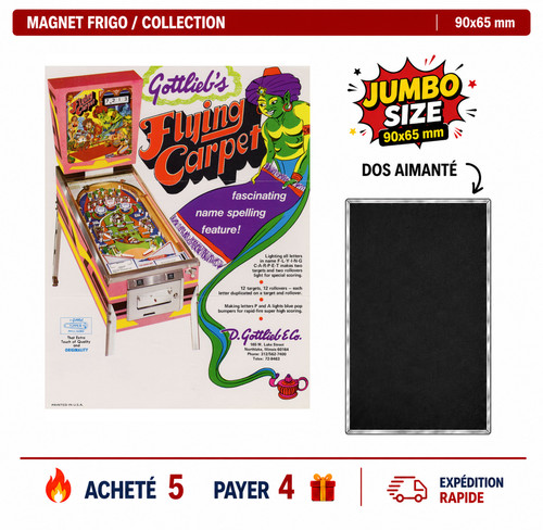 Magnet frigo flying - magnet, carpet