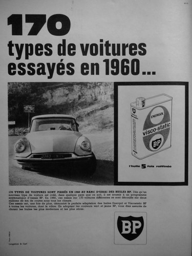 Publicité 1960 bidon - publicitÉ,
