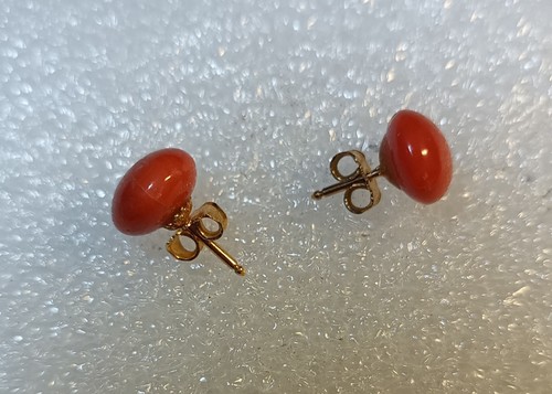 Boucle oreille corail - d'oreille, en