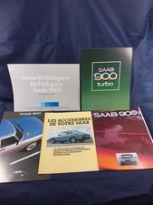 5 Catalogues Brochures SAAB 900 Accessoires 