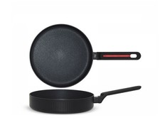 H&H Poêle Haute Antiadhésive Voyage Bruno Barbieri Ø 24 Cm