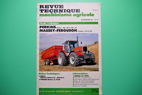 Revue technique machinisme - revue,