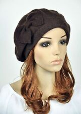 Classic Bow Acrylic Wool Fashion Lady Women Dress Hat Beanie Ski Beret 5-Colors