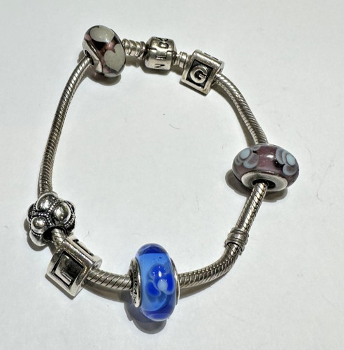Pandora argent sterling murano - argent,