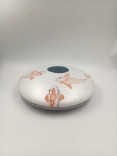 Vase Disque Aplati Porcelaine