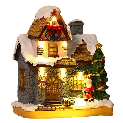 Cabane village noël - cabane, de