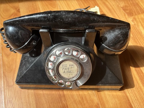 Vintage bakelite telephone - bakelite,