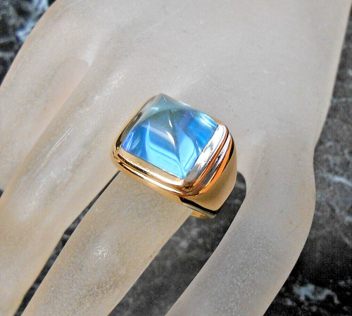Bague massif k sertie - or,