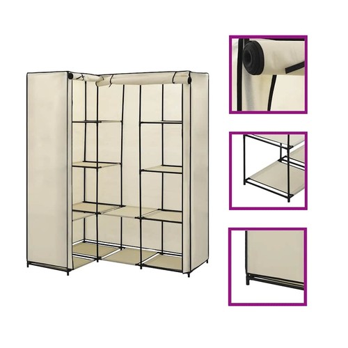 Garde robe angle crème - garde-robe, d'angle