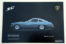 Lamborghini 400 Gt (1966-1968) Carte Postale Techno Classica Manger 2013, Limit.