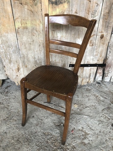 Chaise bistrot bois assise - bois, &