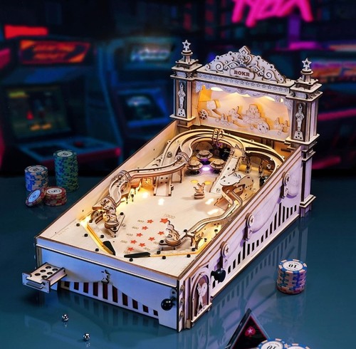 Rokr pinball machine - rokr, 3d