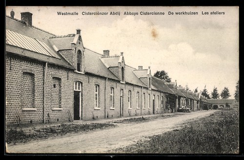 Cpa westmalle cisterciënzer - westmalle,,