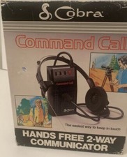 Vintage Cobra Command Call Hands Free 2-way Communicator