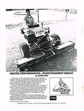 ADVERTISEMENT 1972 TORO mower SUPER PRO