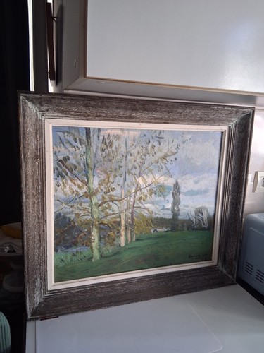 Ancienne peinture huile - ancienne,
