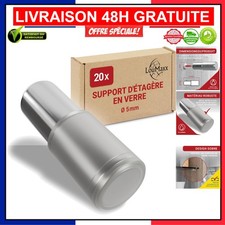 Lot de 20 Supports d'Étagère