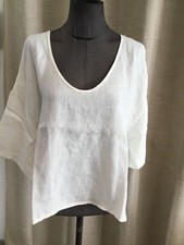 Superbe Blouse Blanche 100%