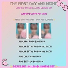 JUNHEE THE FIRST DAY AND NIGHT JUMPUP  (FLUFFY PET VER) US/WW GO