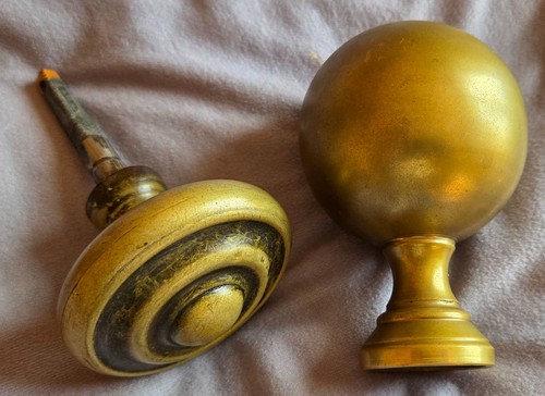 Lot boule escalier laiton - d',