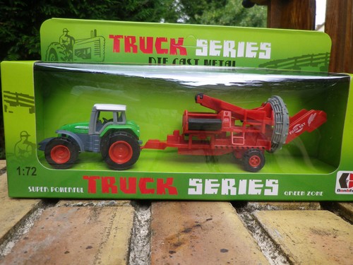 Tracteur agricole vert - tracteur, et