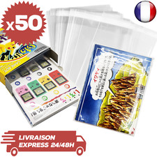 50 Protections Sachet Pochette Refermable Notice Jeux Game Boy Japonaise