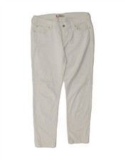 LEVI'S Womens 571 Jeans  W32 L27 White AL02