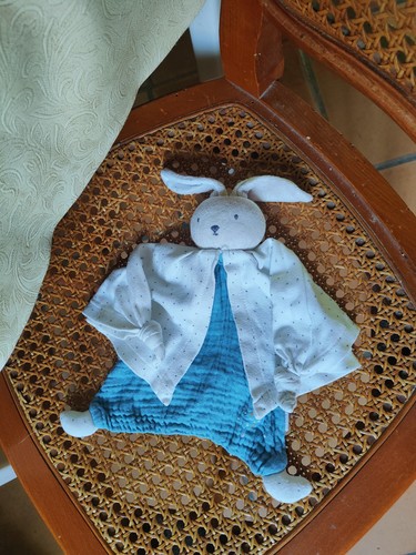 Doudou lapin coton - lapin,