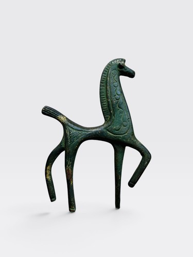 Cheval étrusque bronze - cheval,