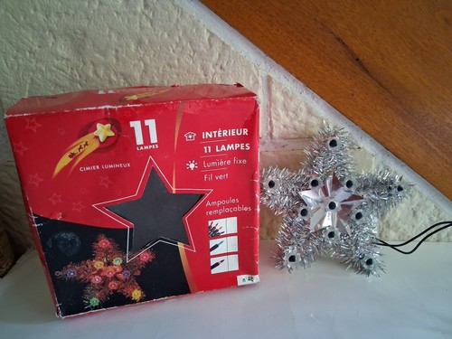 Cimier lumineux sapin noel - cimier,