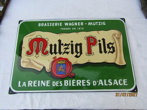 Ancienne plaque émaillée - plaque,