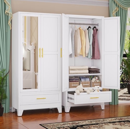 Steel armoire wardrobecloset - steel,