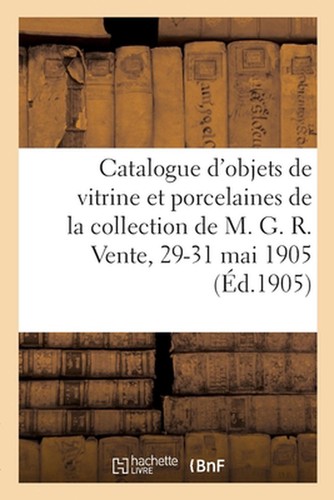Catalogue objets vitrine - d'objets, de