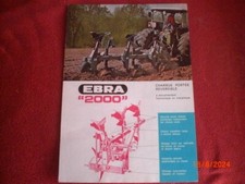 OLD EBRA 2000 REVERSIBLE PLOUGH ADVERTISING BROCHURE