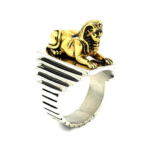 Egyptian sphynx ring han - ring,