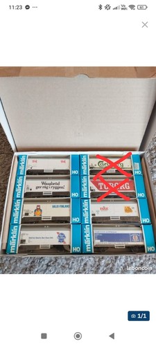 Lot wagons frigorifiques - lot, 6